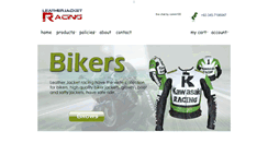 Desktop Screenshot of leatherjacketracing.com